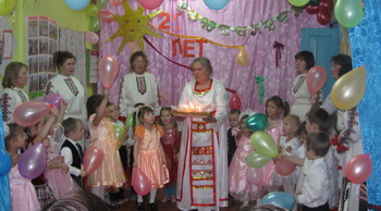   «Детский сад « Колосок» ( д. Орабакасы) отметил 25 летний юбилей